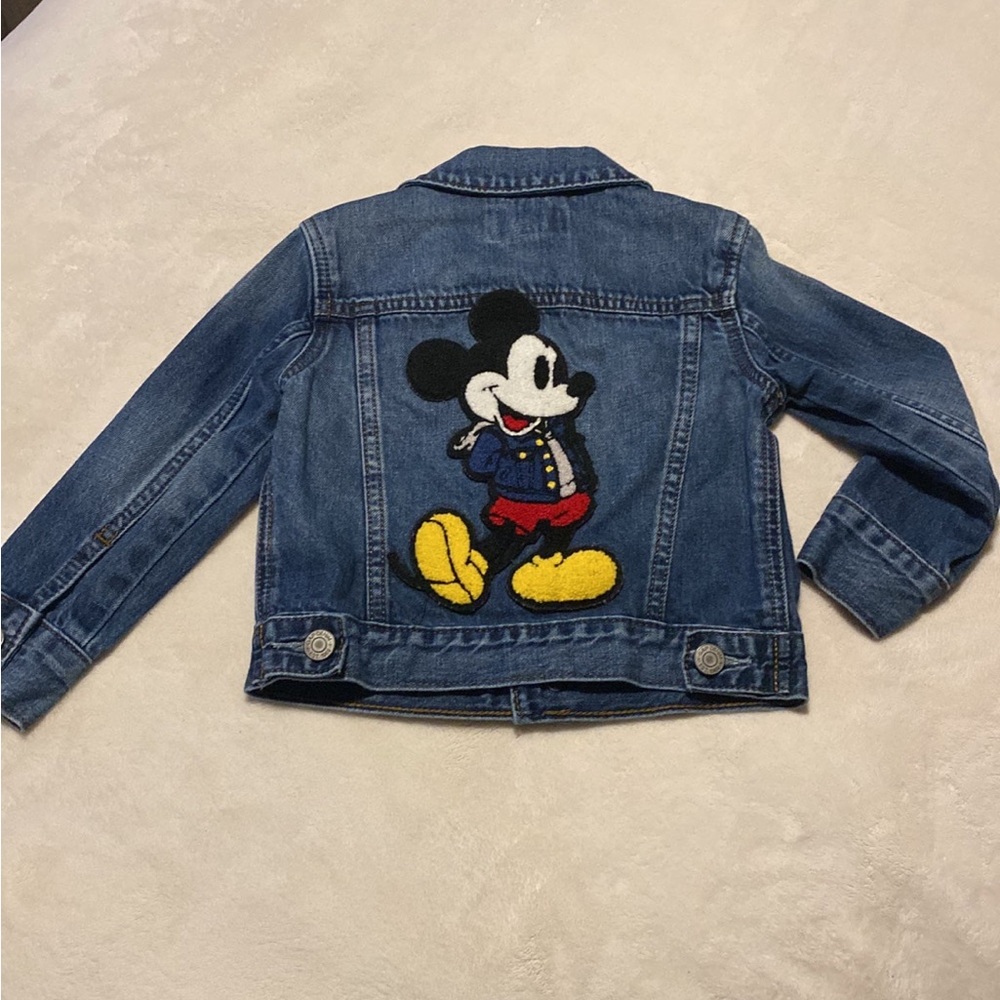 ‼️SOLD‼️Gap Mickey Mouse denim jacket - Picture 1 of 3